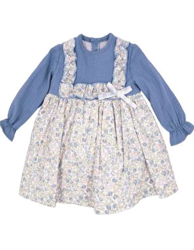 24600 VESTIDO FLORES BEBE BABY FERR