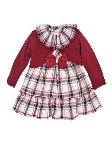 24634 BABY DRESS WITH CARDIGAN BABY FERR