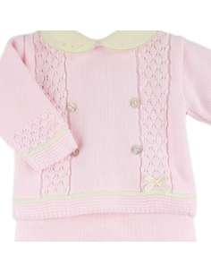 DF4027  PINK WOOL BRAIDS SET 2