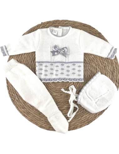 3115GB BABY SET IN WOOL BRAND LA CASITA DE PEPITO