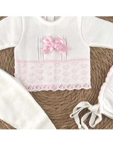 3115BR BABY SET IN WOOL BRAND LA CASITA DE PEPITO