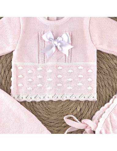 3115R BABY SET IN WOOL BRAND LA CASITA DE PEPITO