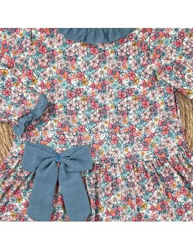 107027 FLOWERS GIRL DRESS