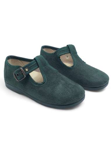 T-Bars in Suede Condiz 152 Green