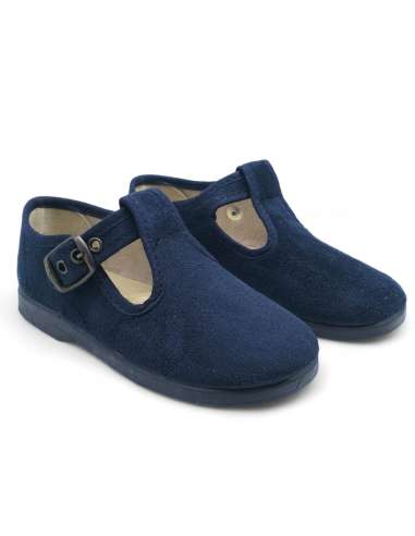 T-Bars in Suede Condiz 152 Navy