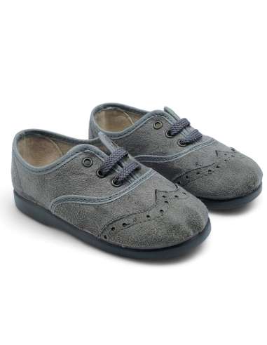 Blucher en serraje 190 Condiz Gris