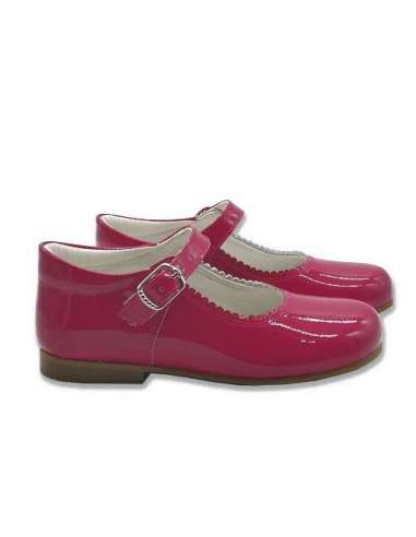 Mary Janes in patent leather Cocoboxi 6270 Fushia