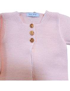 C014 ROSA  ABRIGO DE PUNTO  MARCA CORALO 2