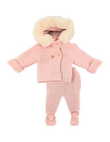 560.12 ROSA PALO WOOL BABY SET TWO PIECES BRAND BABY FASHION