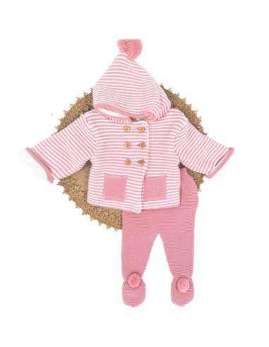 560.3 ROSA PALO WOOL BABY SET TWO PIECES BRAND BABY FASHION