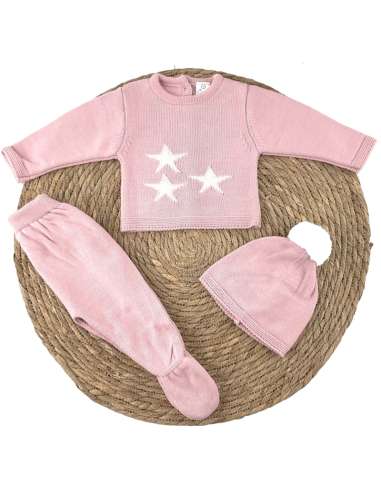 107009M CONJUNTO BEBE LANA