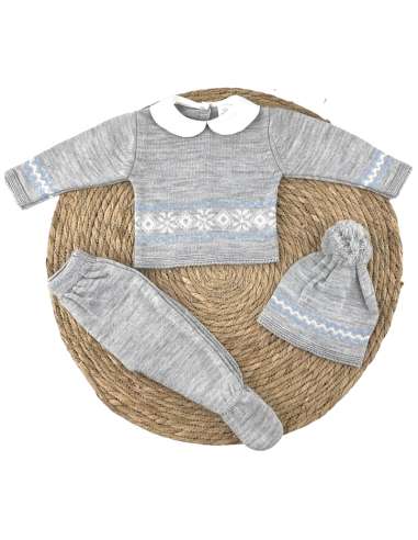 107010G WOOL BABY SET