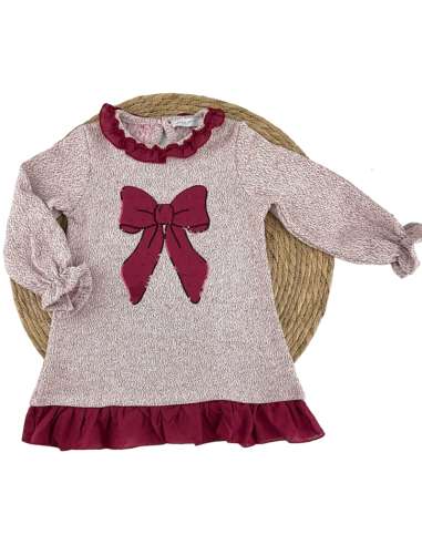 107035 ALMA GIRL'S DRESS WITH BOW