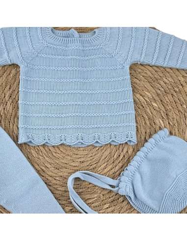 129514C CONJUNTO BEBE LANA