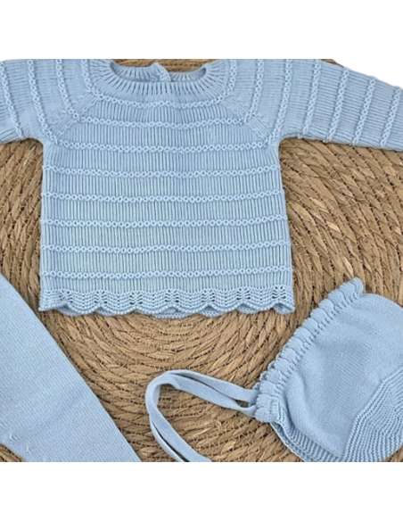 129514C CONJUNTO BEBE LANA