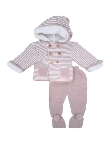 560.3 STONE WOOL BABY SET TWO PIECES BRAND BABY FASHION