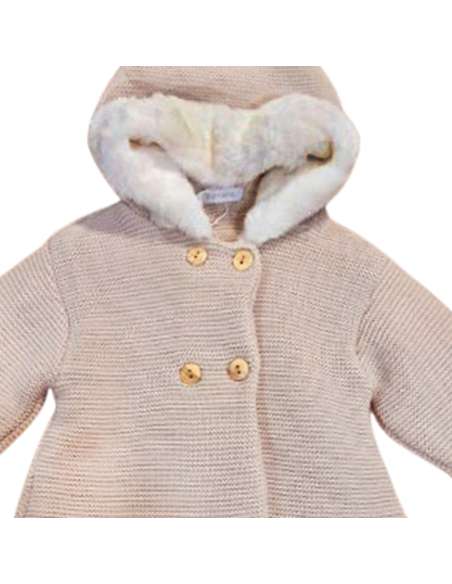 CO3 STONE BABY COAT WITH HOOD BRAND CORALO