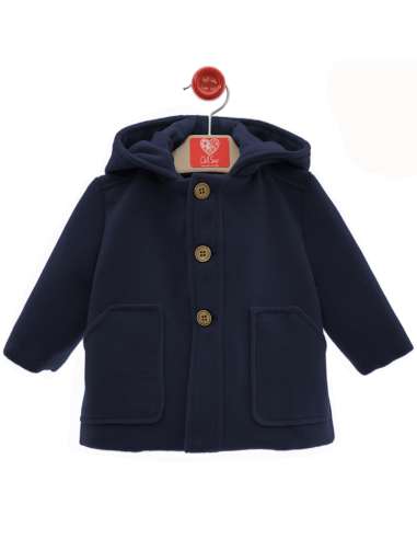 3995DS BLUE BOY COAT WITH HOOD BRAND DEL SUR