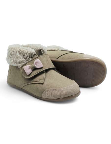 BOTITA RESPETUOSA CON LACITO Y PELO CONDIZ 127 CAMEL