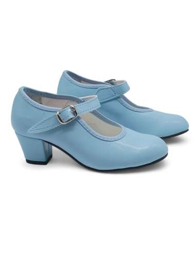 Spanish Heels Pasos De Baile Modelo 15 sky blue