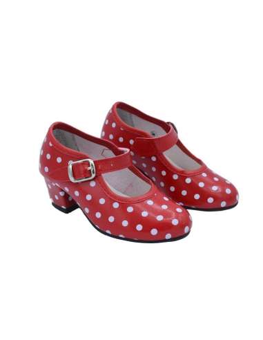 Zapato de Sevillana Pasos De Baile Modelo 15 Lunares