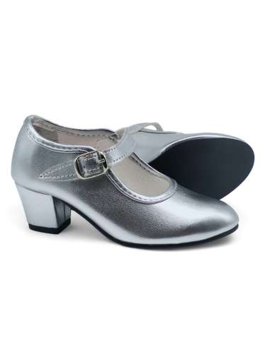 Spanish Heels Pasos De Baile Modelo 15 Silver
