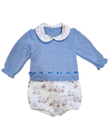 523.4 BABY SET. ANIMAL TRAIN. BABY FASHION