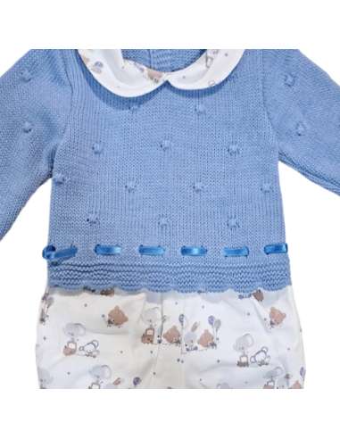 523.4 CONJUNTO PARA BEBE. TREN ANIMALES. BABY...