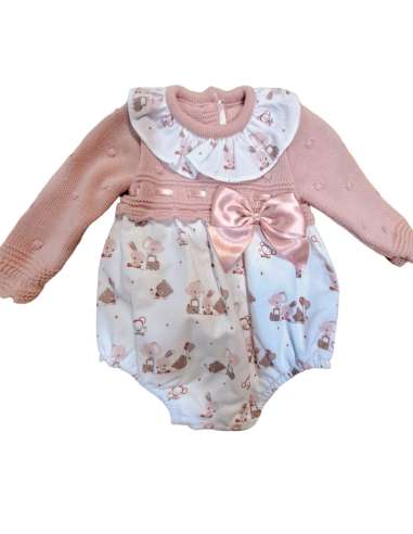 525.4 RANA PARA BEBE. TREN ANIMALES. BABY FASHION