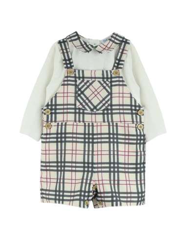 DF260017 CONJUNTO NIÑO BURBERRY MARCA DULCE DE FRESA