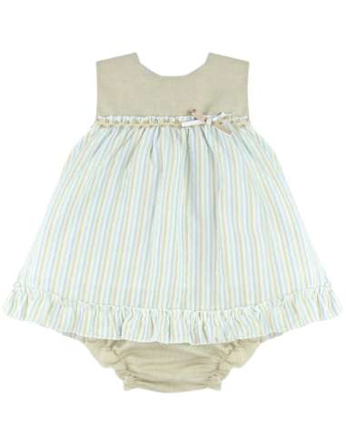 025143 GIRLS DRESS WITH KNICKERS BRAND BABYFERR