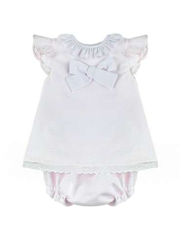 025002 OLIMPO GIRLS DRESS WITH KNICKERS  BRAND BABYFERR