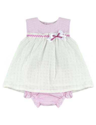 025004 AJEDREZ GIRLS DRESS WITH KNICKERS  BRAND BABYFERR