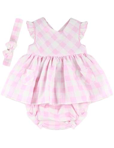 025115 BABY DRESS 3 PIECES BRAND BABYFERR