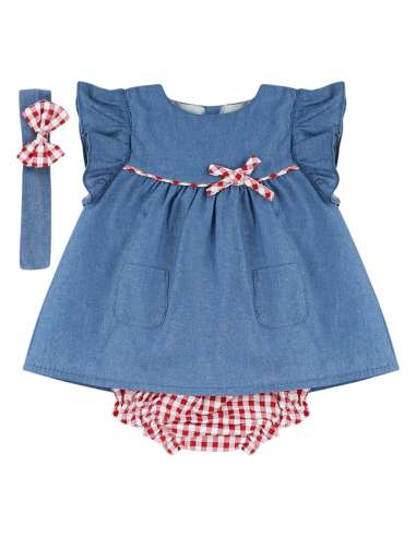 025119 VEMEZ BABY DRESS 3 PIECES BRAND BABYFERR