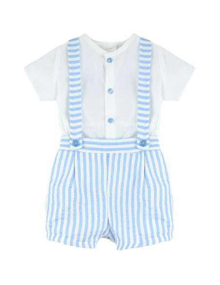25306 Conjunto Peto Delfin Azul MARCA BABYFERR