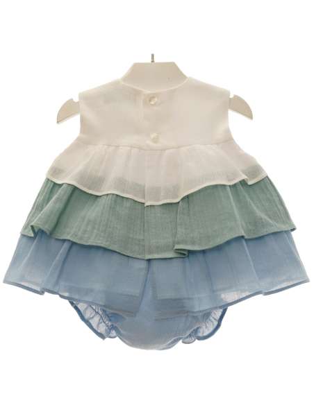 MP0044 GIRLS DRESS WITH KNICKERS BRAND MARTA Y PAULA