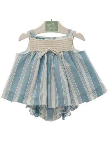 MP0047 GIRLS DRESS WITH KNICKERS BRAND MARTA Y PAULA