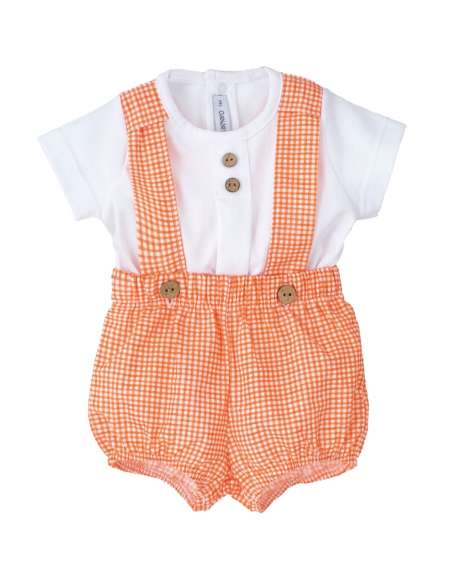 11132 Tasmania Dungarees Set Calamaro