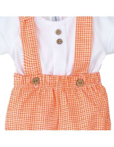 11132 Tasmania Dungarees Set Calamaro
