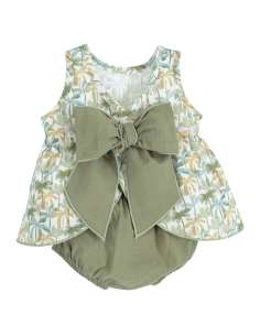 22081 Palmeras Céltico baby dress Calamaro