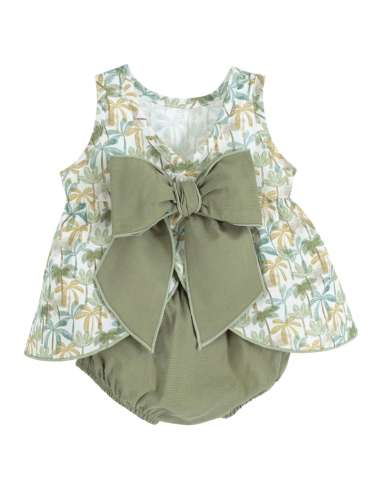 022081 Palmeras Céltico baby dress Calamaro