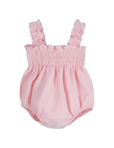 032469 Pink Baby Dungarees Rhodes Calamaro