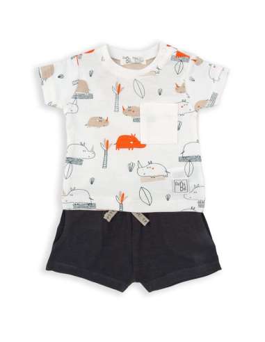 50836 TWO PIECE BABY BOY SET BRAND BABYBOL