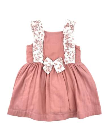 2008001 GIRL'S DOUBLE BAMBULA DRESS