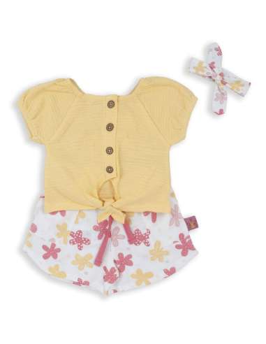 51044 BABY GIRL SET WITH RIBBON BRAND BABYBOL