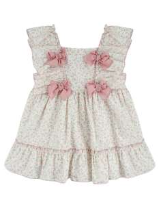 26050DF Vestido Lazos Manacor MARCA DULCE DE FRESA