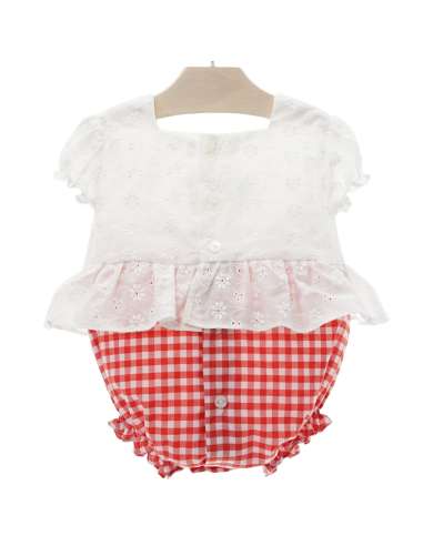 0836DS CUBA BABY ROMPER  BRAND DEL SUR