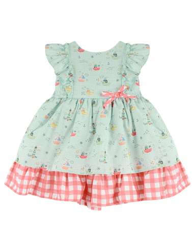 025521 Vestido Niña Faro Jade MARCA BABYFERR