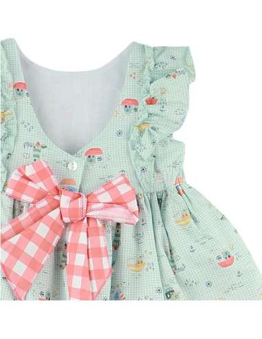 025539 Vestido Niña Faro Jade MARCA BABYFERR